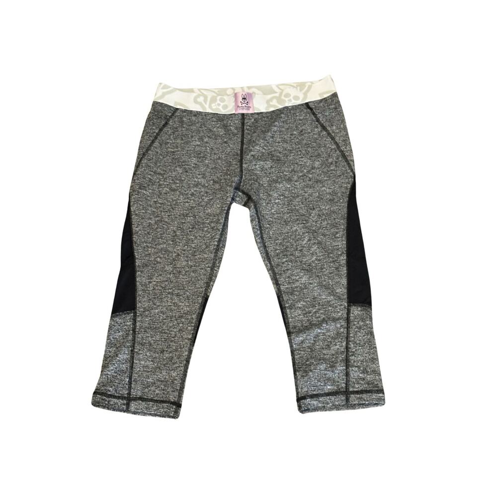 Psycho Bunny Cropped Performance Leggings/ Yoga Pants Size Medium